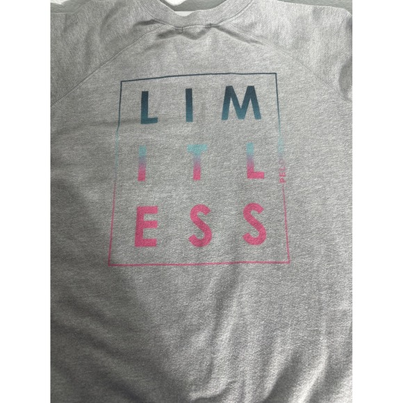 Peloton Crewneck Pullover Gray Pink Logo Athletic Women's Size L - Picture 5 of 9